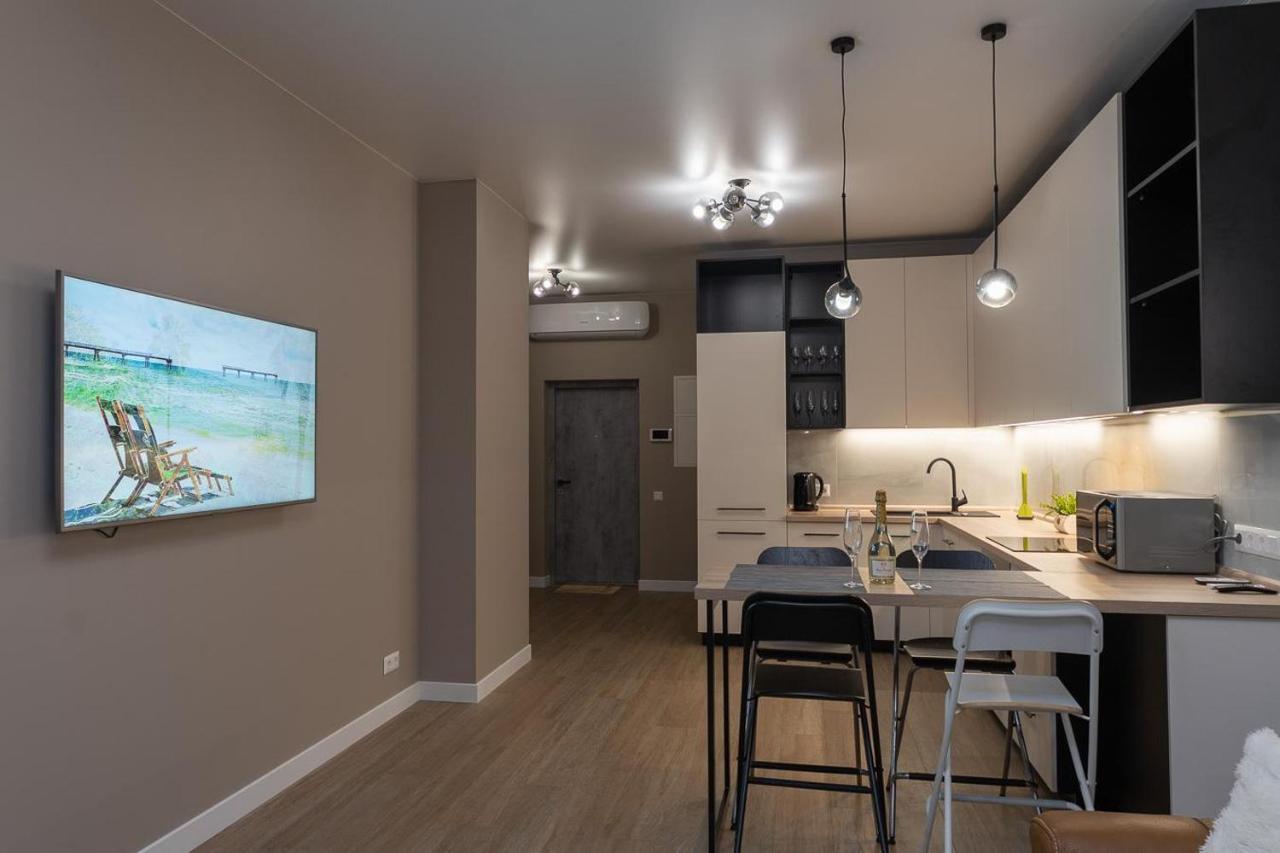 New Modern Apartments. Metro Minskaya 基輔 外观 照片